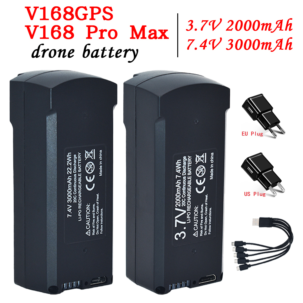 Drone Power Bank - GPS V198 7.4V 3000mAh Battery RC