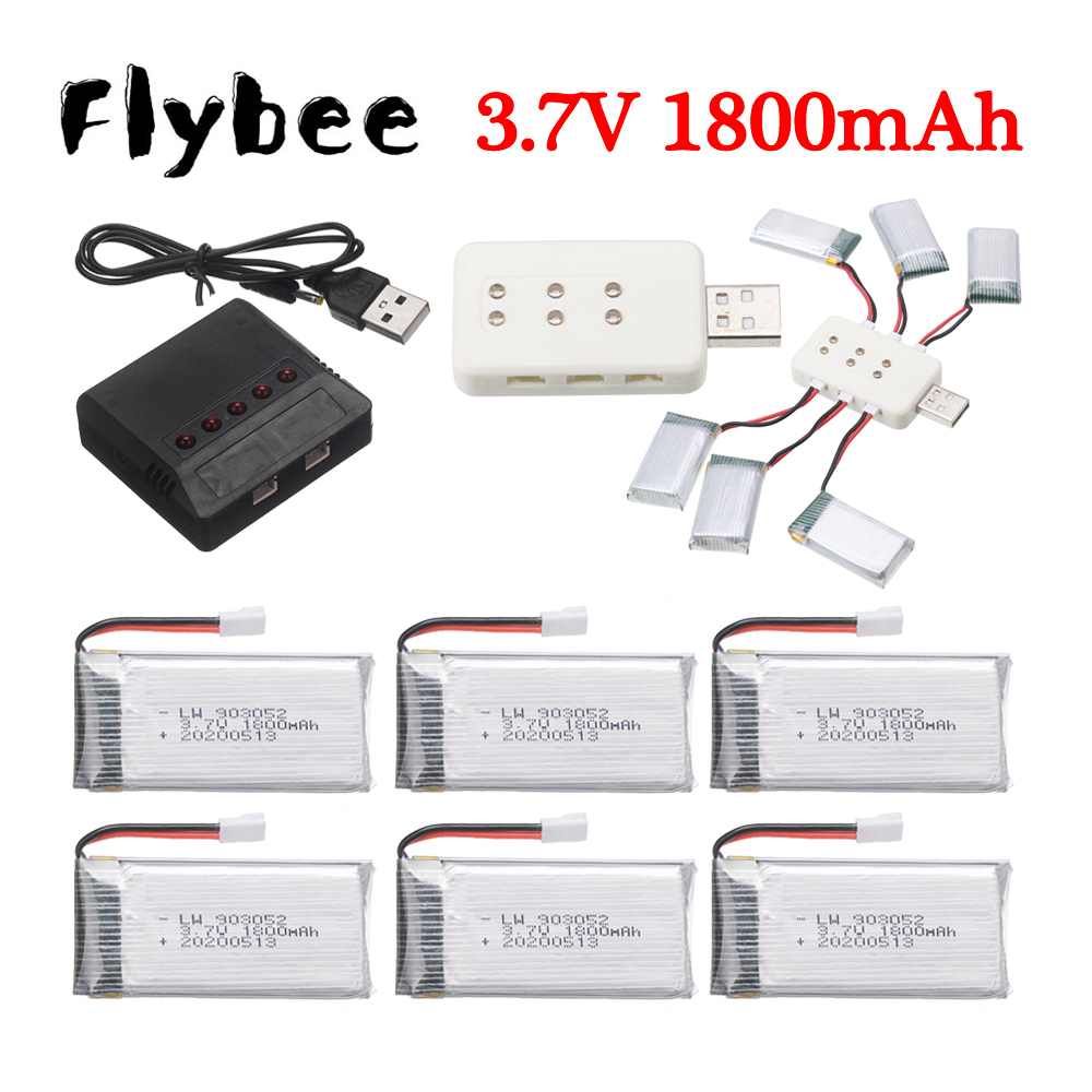3.7V 1800mAh lipo Battery/char - Drone Battery Charger recensie en prijs