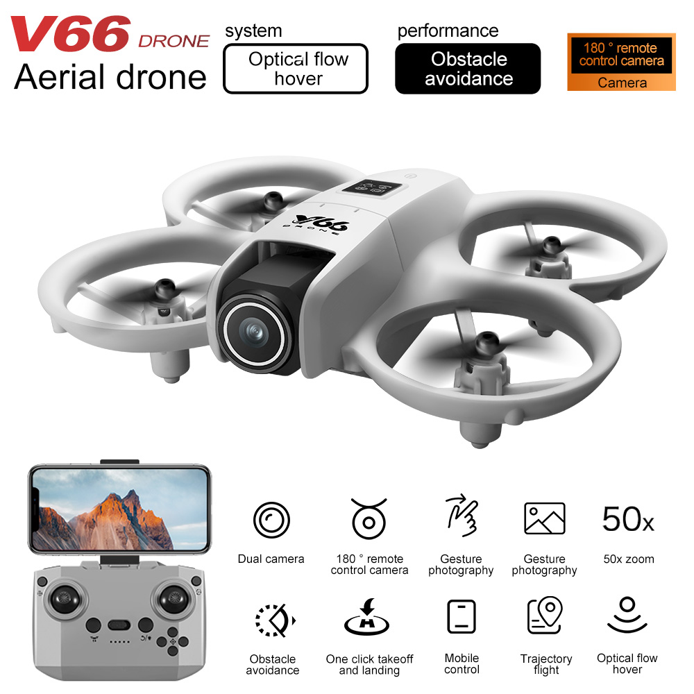 New V66 Mini Drone HD Camera 4 - Drone Remote Controller Lanyard recensie en prijs
