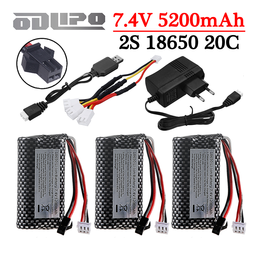 18650 7.4V 5200mAh Li-ion batt - Drone Battery Charger recensie en prijs