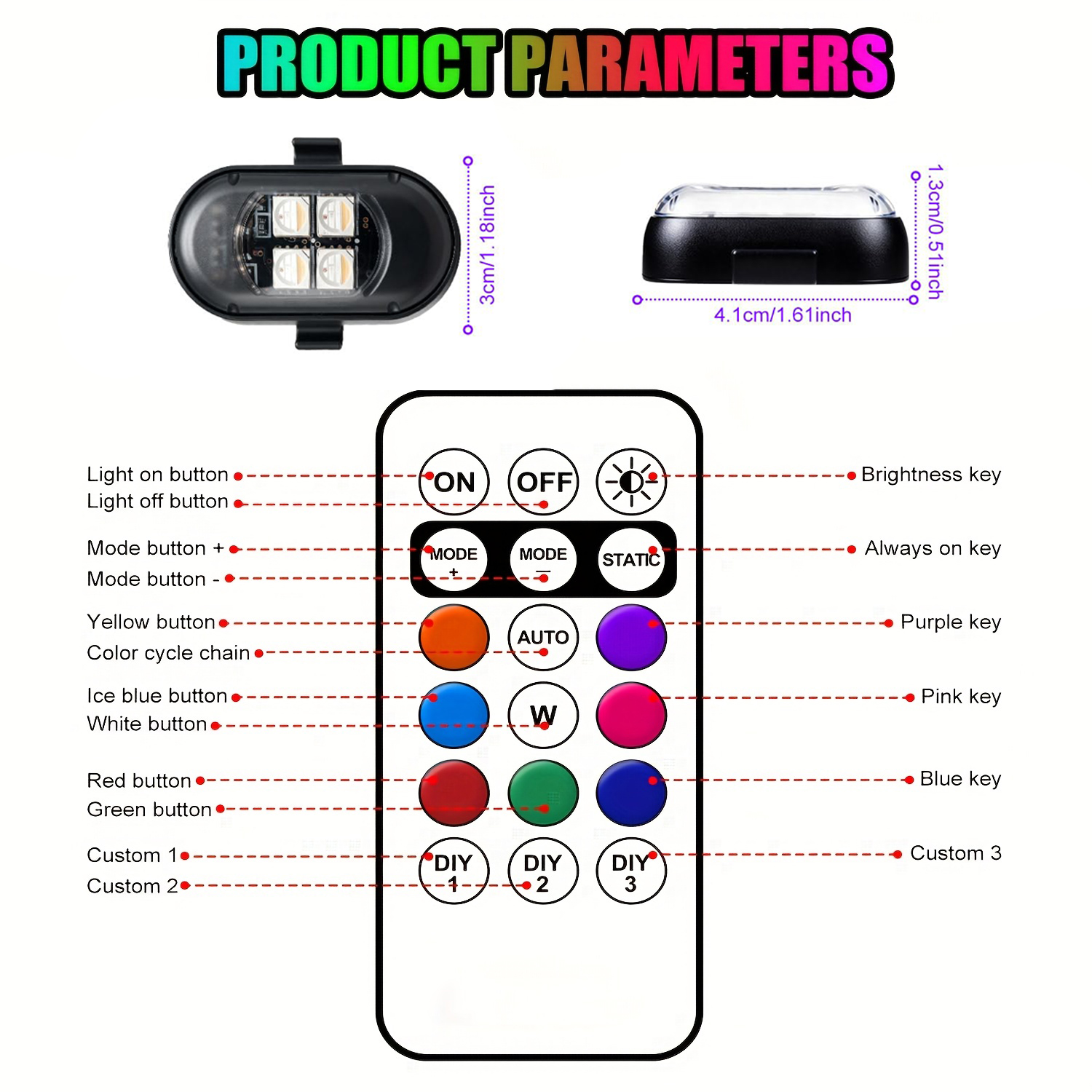 Upgraded 4LEDs Wireless LED St - Drone Strobe Light recensie en prijs