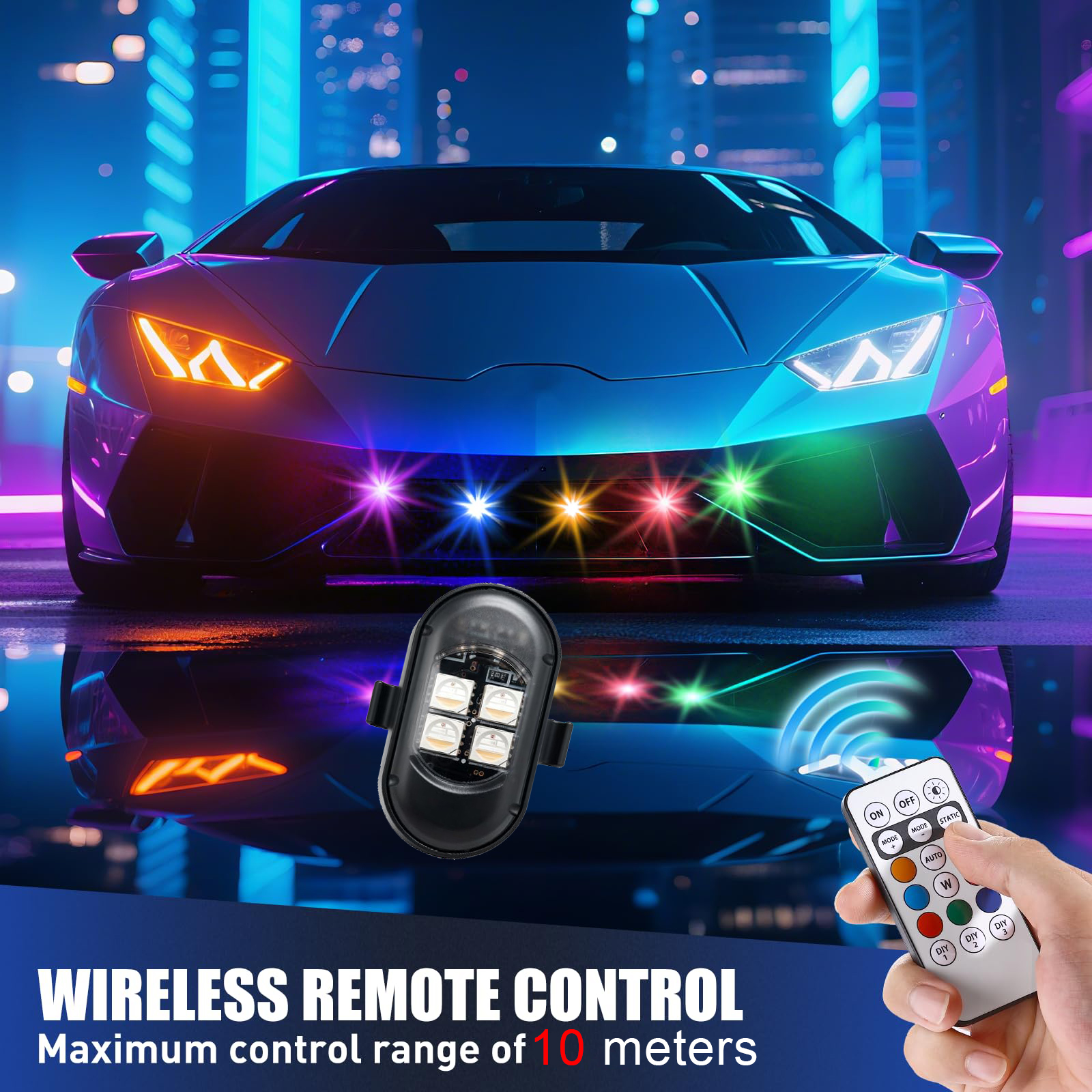 Upgraded 4LEDs Wireless LED St - Drone Strobe Light recensie en prijs