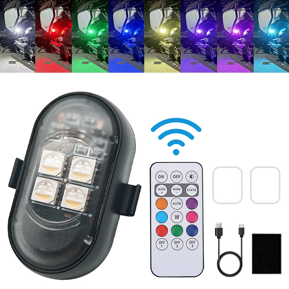 1-8PCS USB Rechargeable Waterp - Drone Strobe Light recensie en prijs