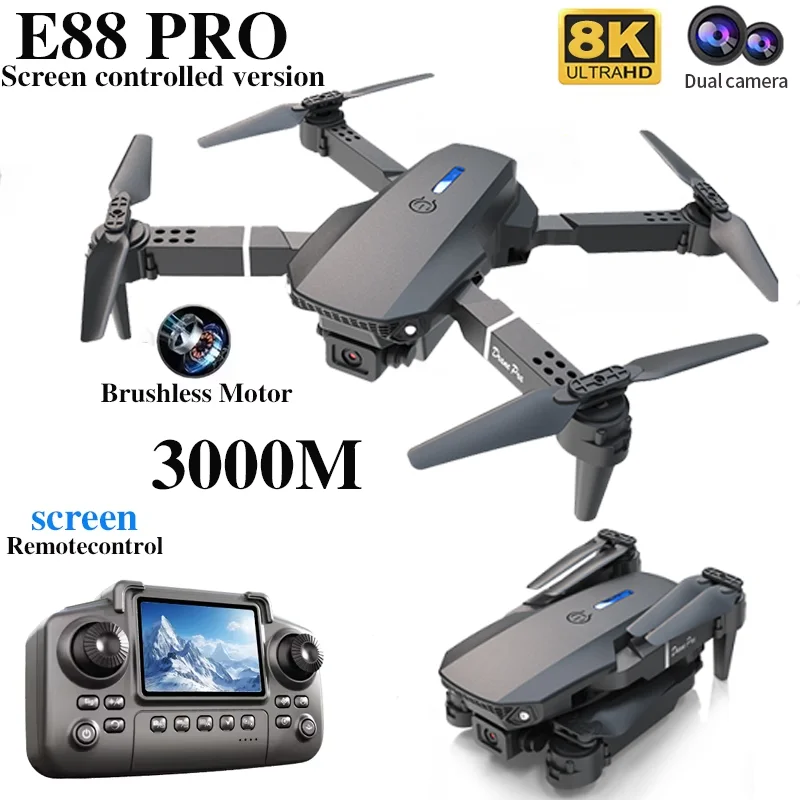 Professional E88 PRO Drone wit - Drone Controller Screen recensie en prijs