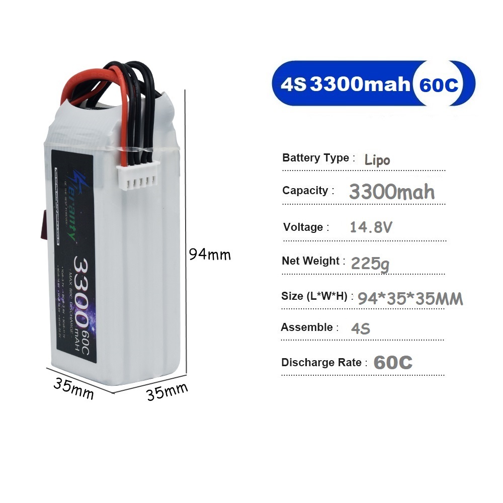 LiPo Rechargeable Battery 4S 3 - Drone Battery Adapter recensie en prijs