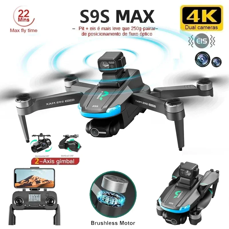 NEW S9S MAX MINI Drone 4K 2-Ax - Drone Remote Controller Lanyard recensie en prijs
