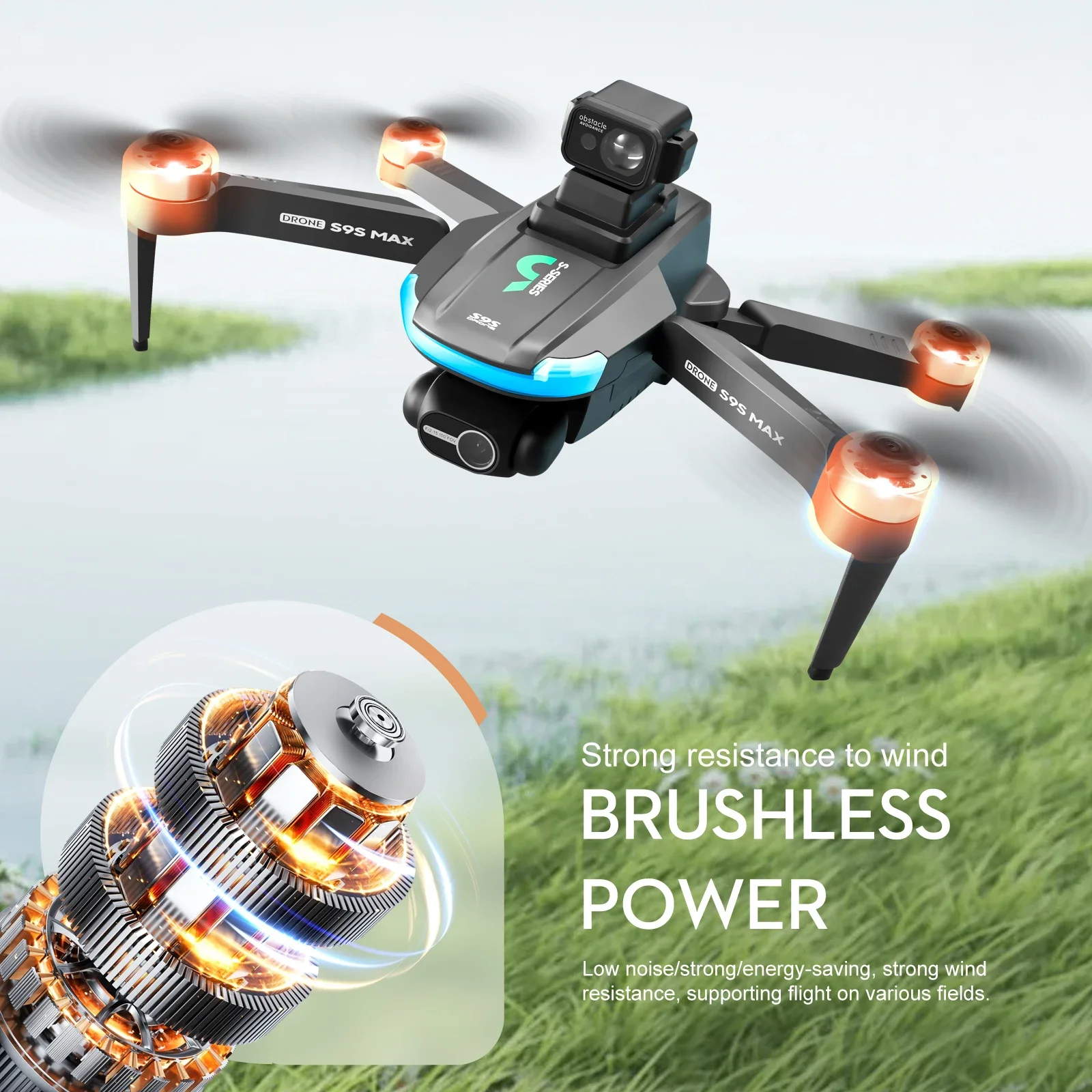 NEW S9S MAX MINI Drone 4K 2-Ax - Drone Remote Controller Lanyard recensie en prijs