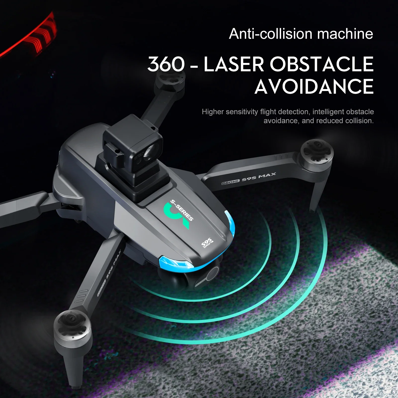 NEW S9S MAX MINI Drone 4K 2-Ax - Drone Remote Controller Lanyard recensie en prijs