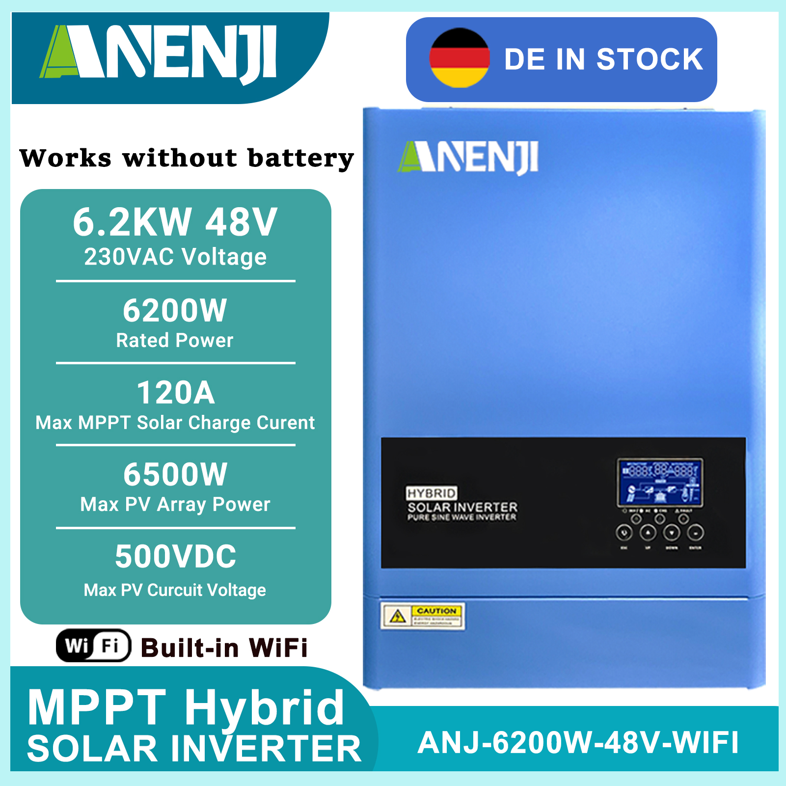 11KW 6.2KW 5KW 4KW 2KW Hybrid  - Drone Solar Charger recensie en prijs