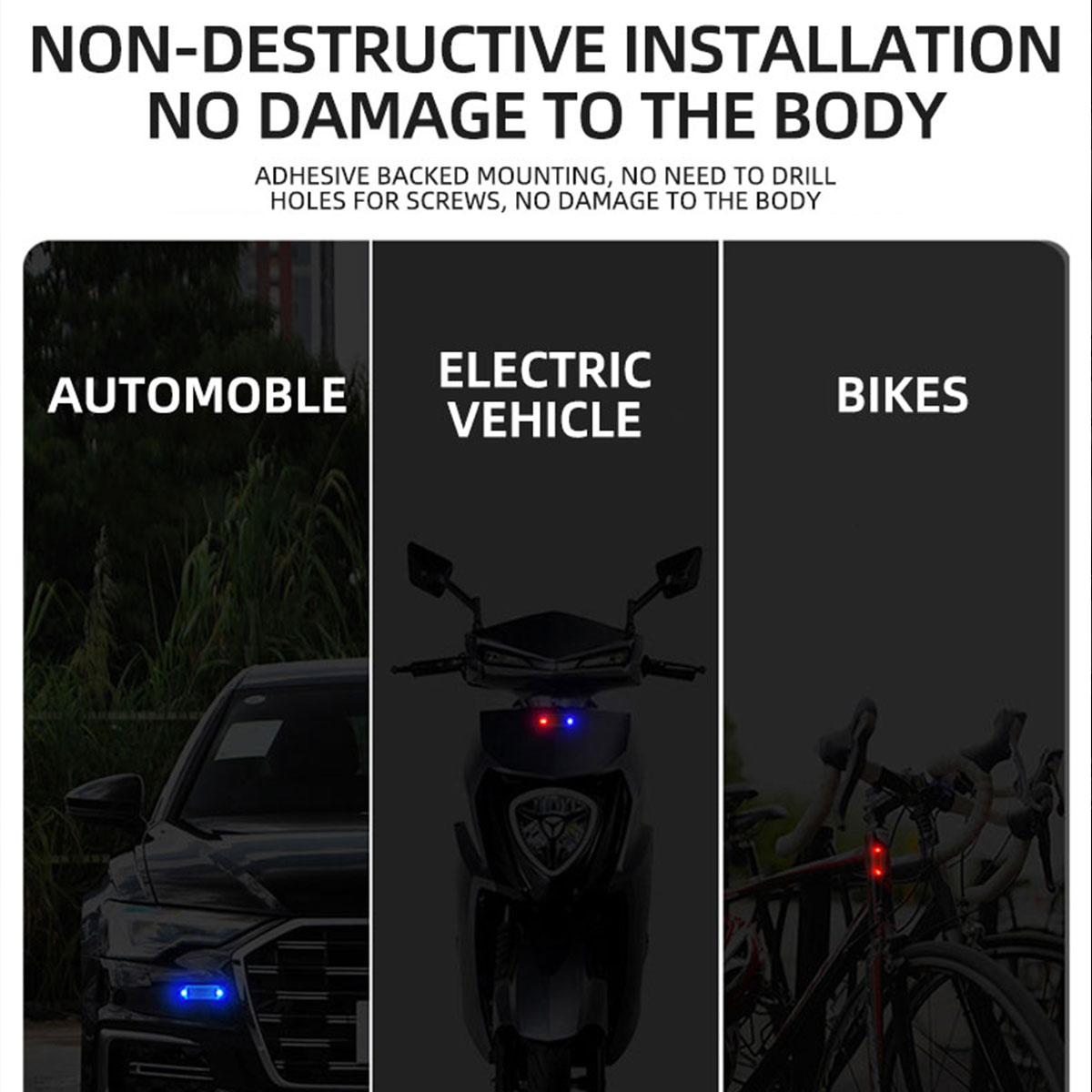 Solar Power Anti-Theft Alarm L - Drone Strobe Light recensie en prijs