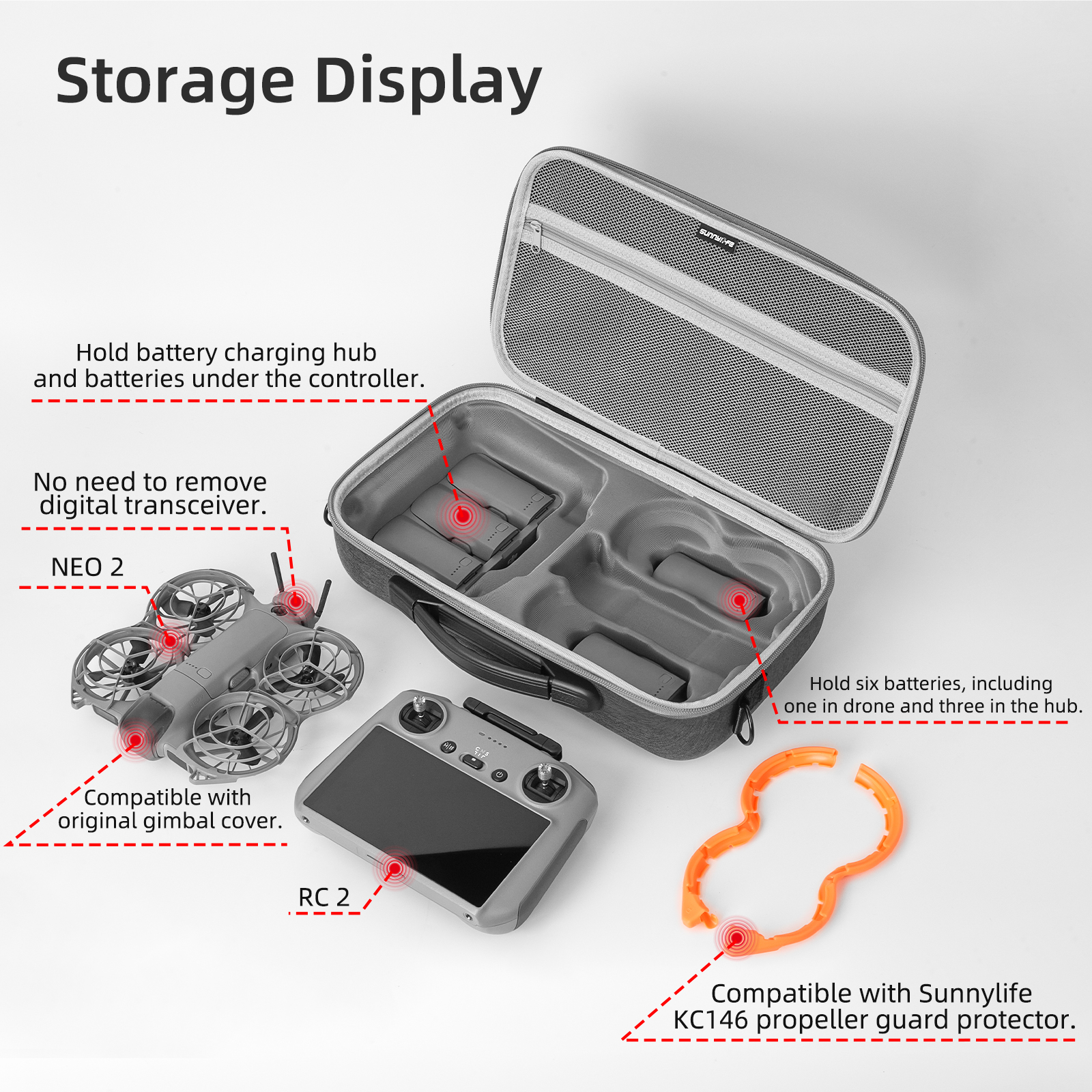 Portable Carrying Case For DJI - Drone Controller Hood recensie en prijs