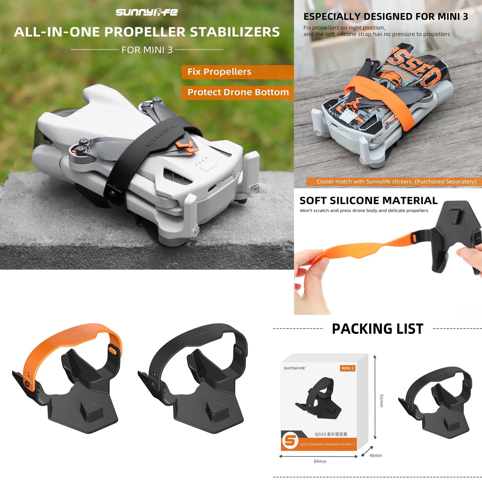 Sunnylif Propeller Bottom Hold - Drone Propeller Holder recensie en prijs