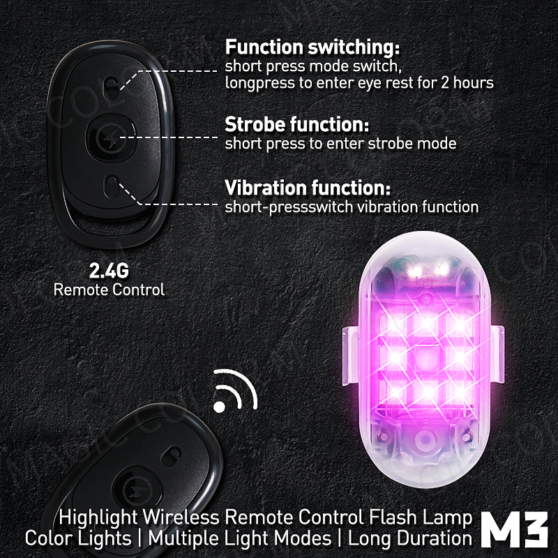 2PCS Wireless LED Strobe Light - Drone Strobe Light recensie en prijs
