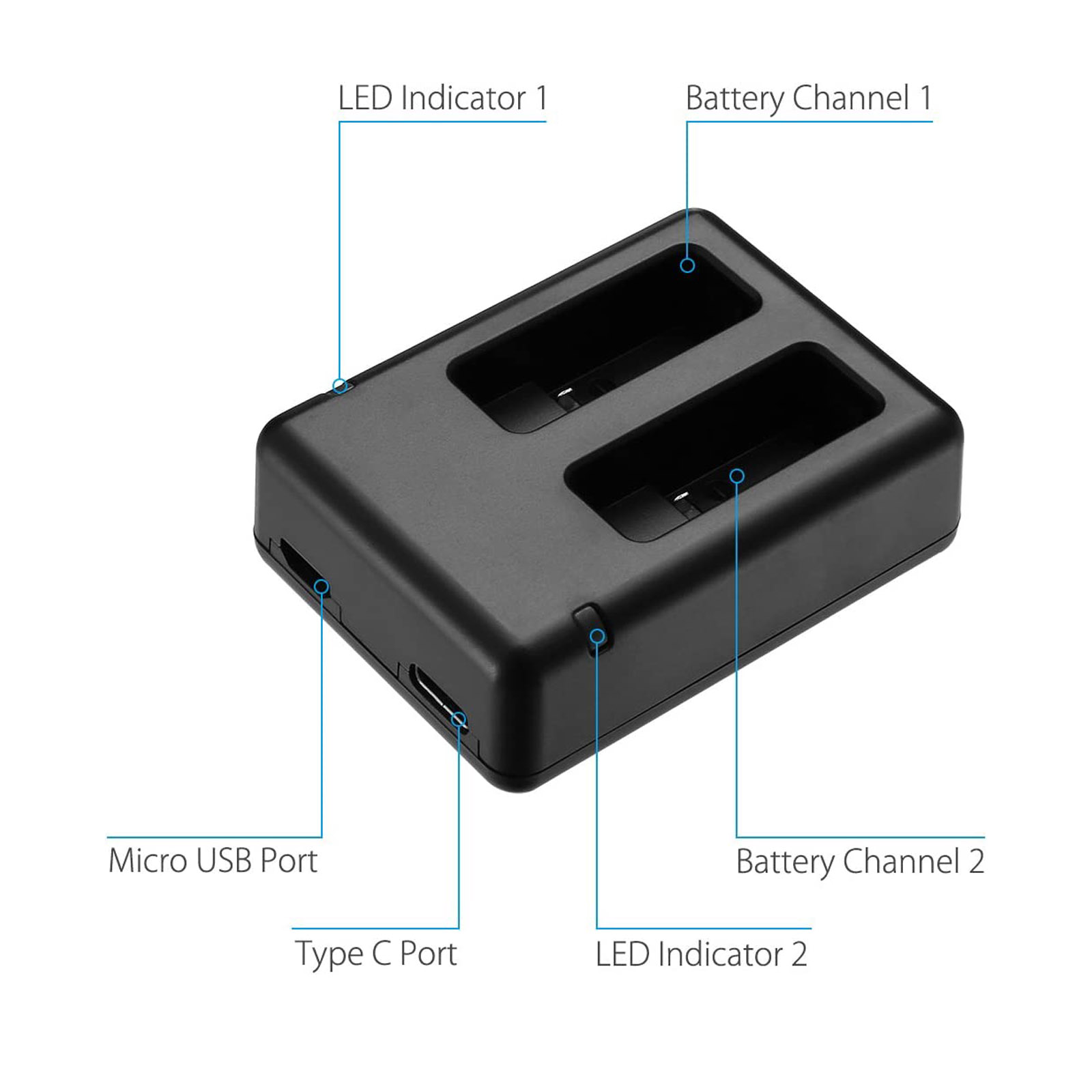 Suitable for GOPRO Hero 5 Char - Drone Battery Charger recensie en prijs