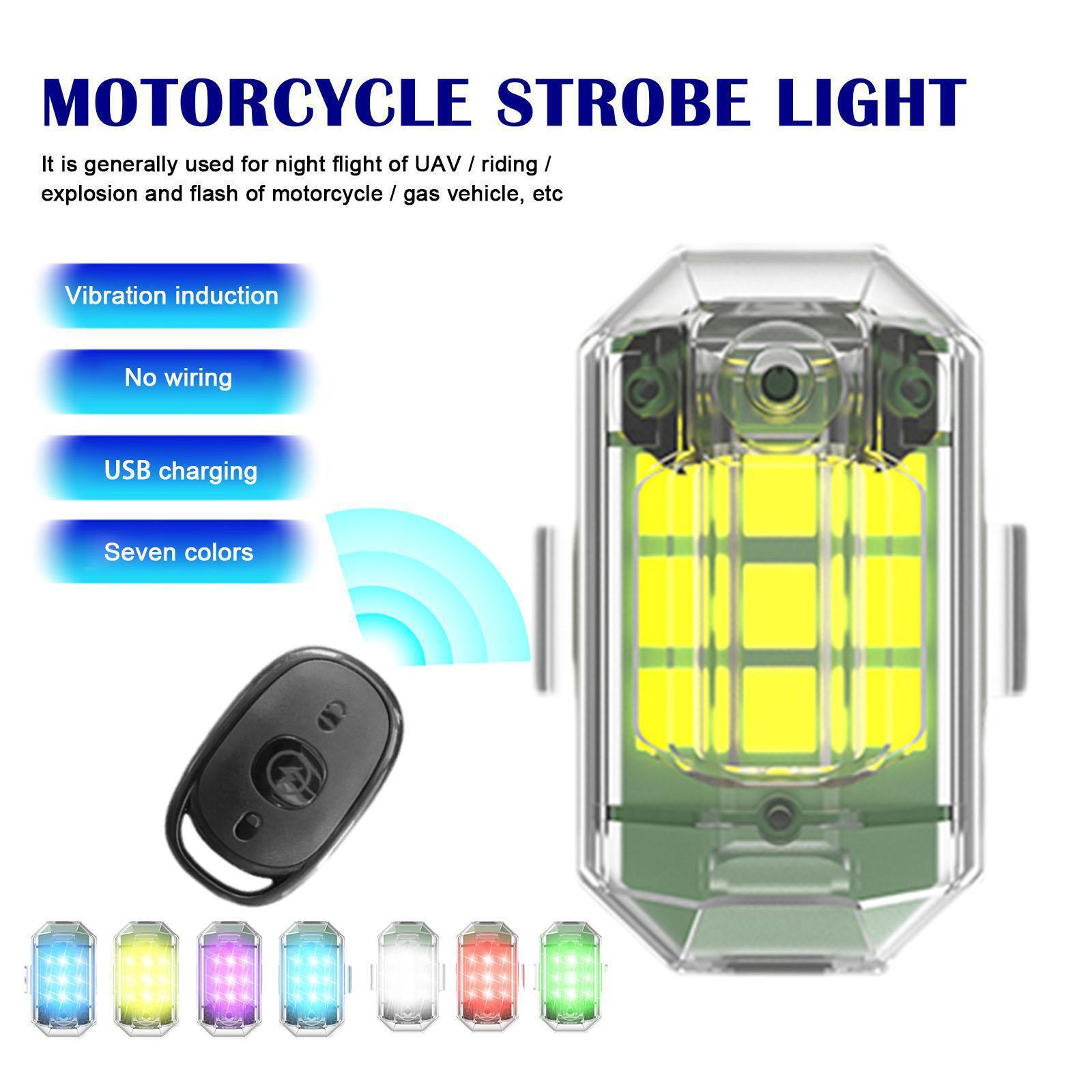 1/2/4Pc Remote Motorcycle Ligh - Drone Strobe Light recensie en prijs