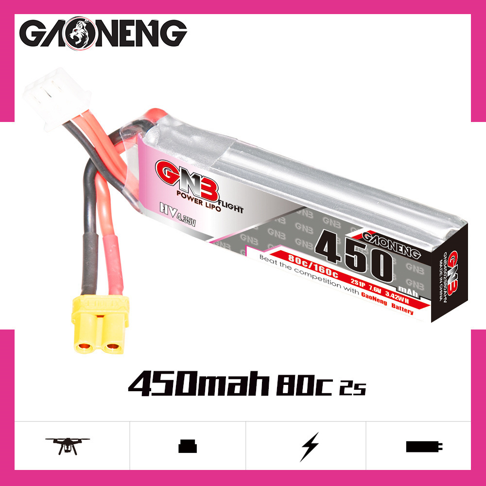 GNB LiPo Battery HV 2S 7.6V 45 - Drone Power Bank recensie en prijs