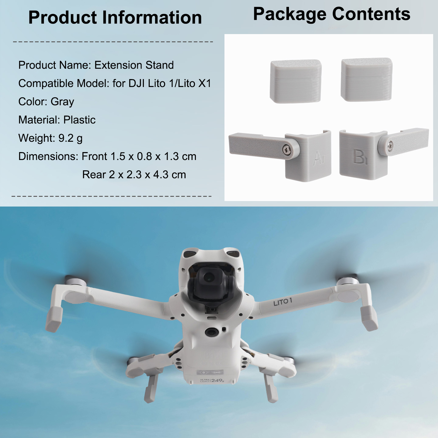 Landing Gear Extender for DJI  - Drone Landing Pad recensie en prijs