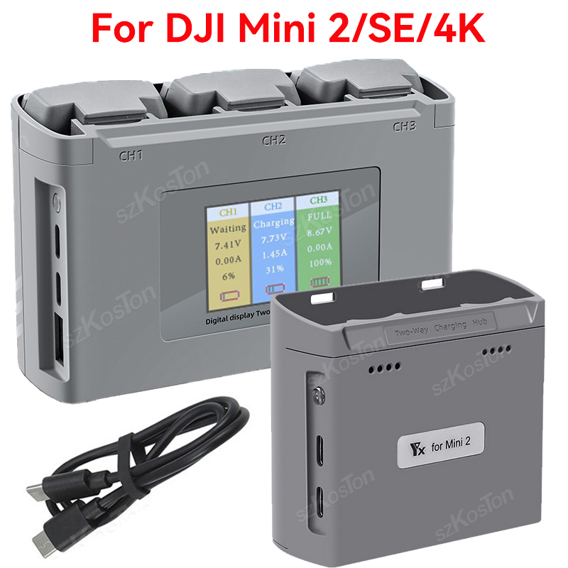 For DJI Mavic Mini 2/SE Mini 4 - Drone Charging Hub recensie en prijs