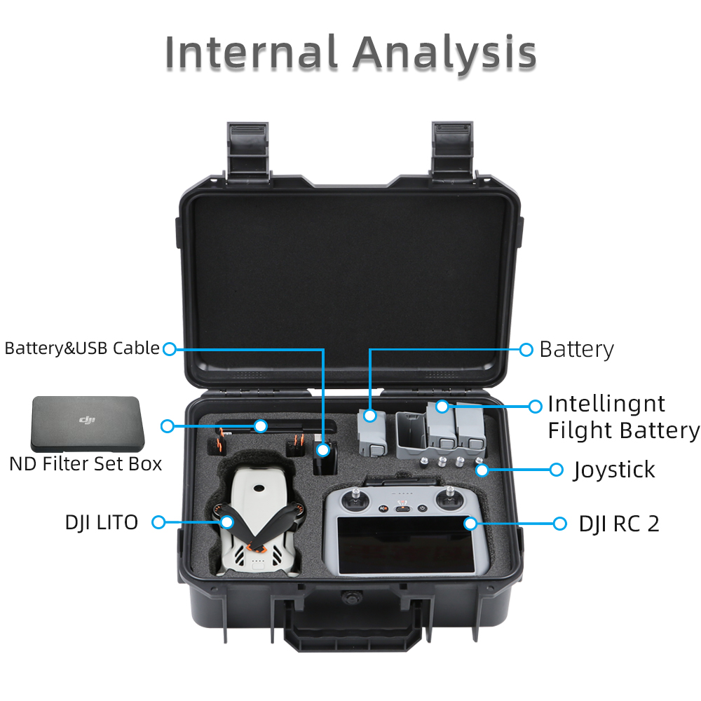 For DJI LITO 1 X1 Drone Hard S - Drone Hard Shell Case recensie en prijs