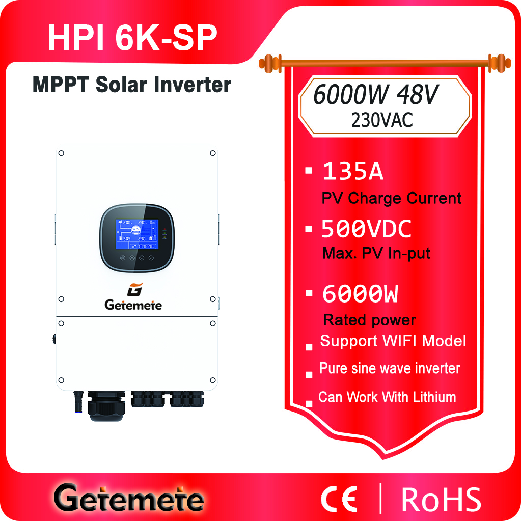 Getemete 6000W 48V 230Vac Pure - Drone Solar Charger recensie en prijs