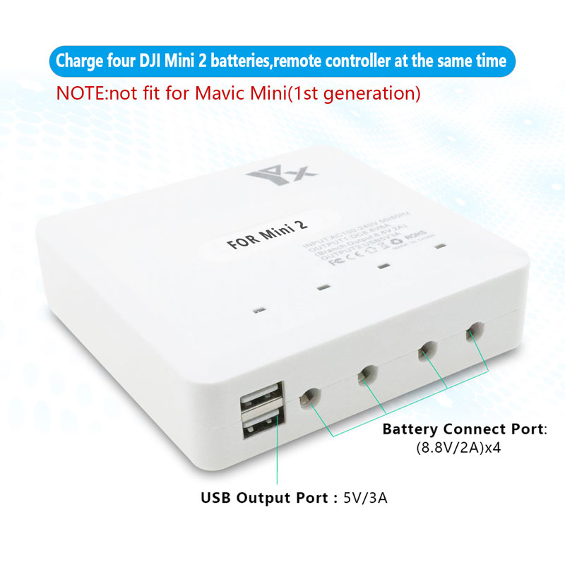 YX 6IN1 Fast Smart Battery Cha - Drone Charging Hub recensie en prijs