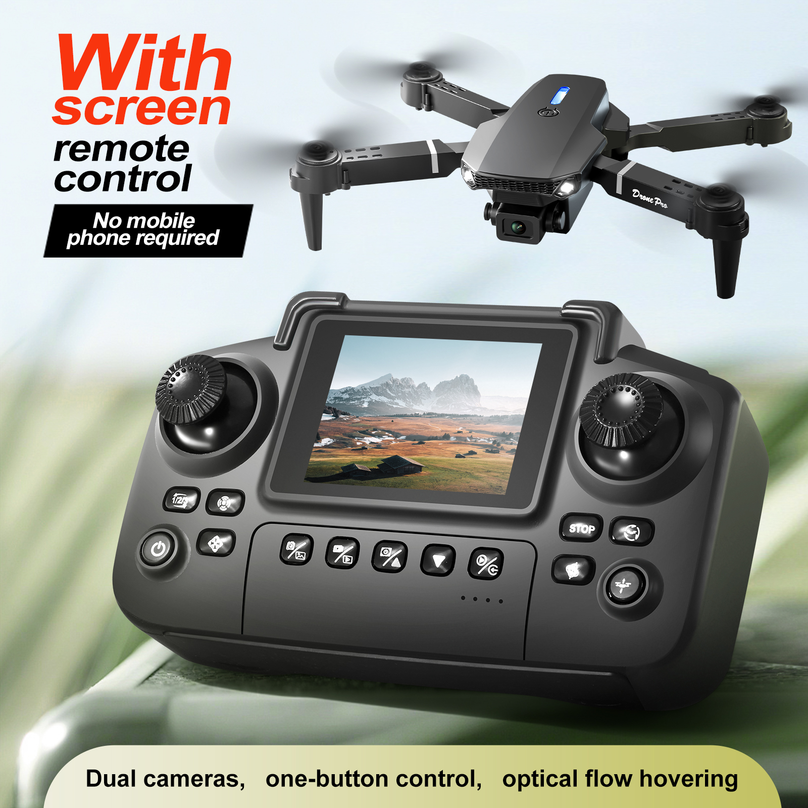 2025 New E88 E99 Upgraded Dron - Drone Controller Screen recensie en prijs