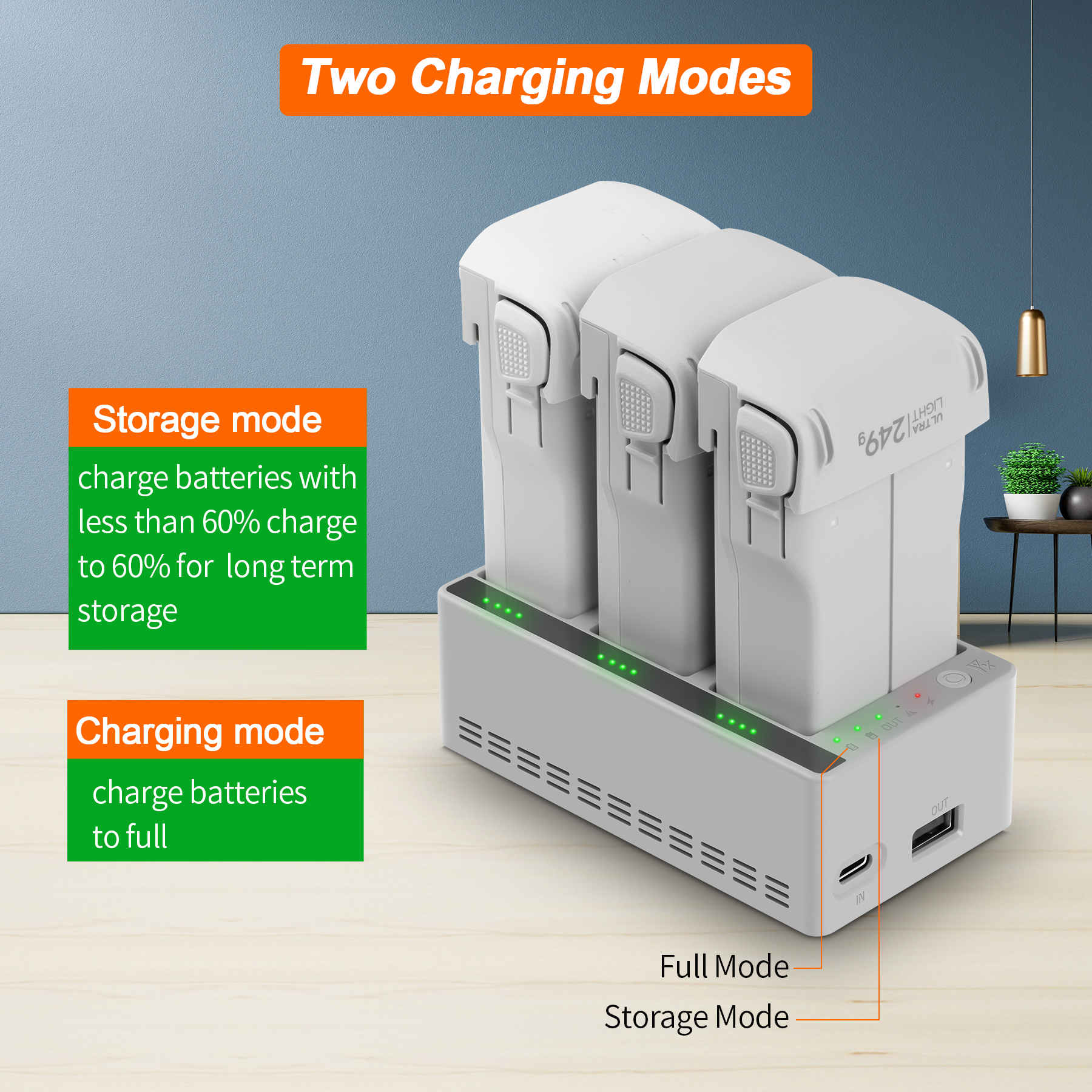 3-Way Battery Charger Butler F - Drone Charging Hub recensie en prijs