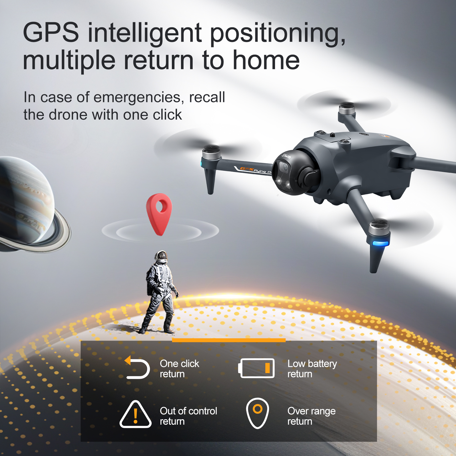 YL059 FPV GPS Quadcopter Drone - Drone Beacon Light recensie en prijs