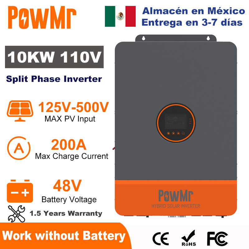 PowMr 10KW Split Phase Inverte - Drone Solar Charger recensie en prijs