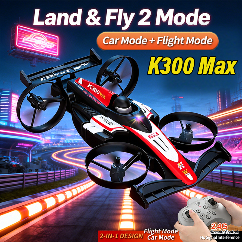 Mini RC Flying Car Transformab - Drone Beacon Light recensie en prijs