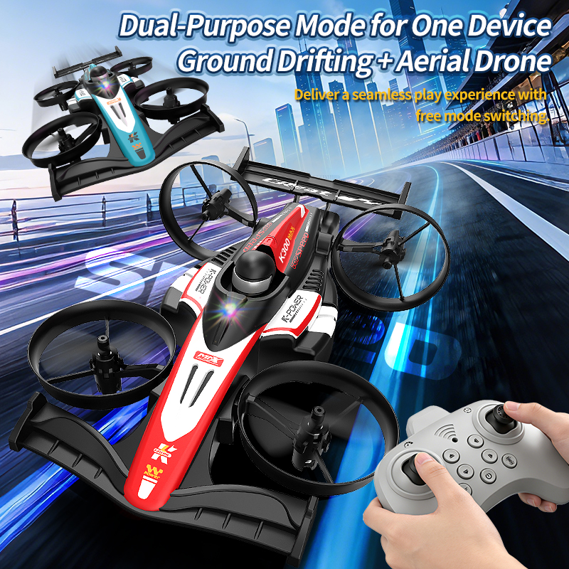 Mini RC Flying Car Transformab - Drone Beacon Light recensie en prijs