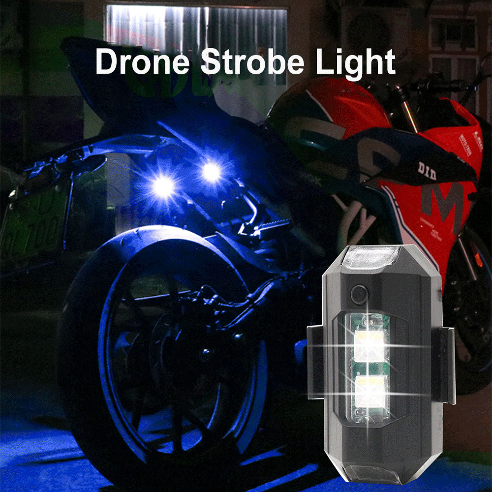 Motorcycle LED RGB Warning Lig - Drone Strobe Light recensie en prijs