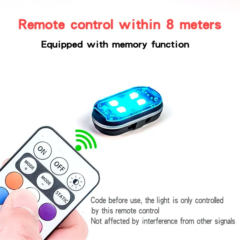 2/4/6pcs Wireless Remote Contr - Drone Strobe Light recensie en prijs
