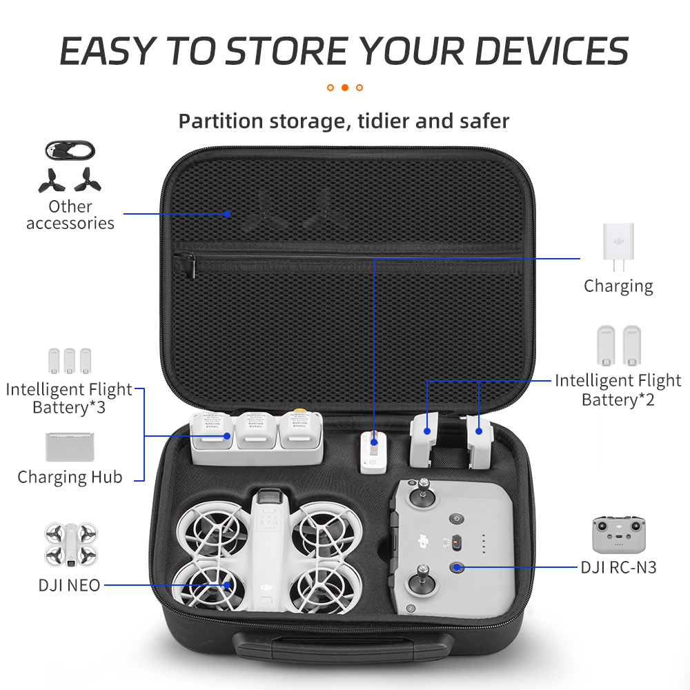 XFJI Carrying Case Compatible  - Drone Hard Shell Case recensie en prijs